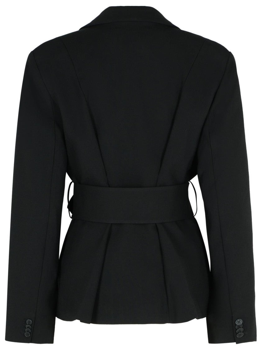 Rotate Larina' Black Polyester Blazer