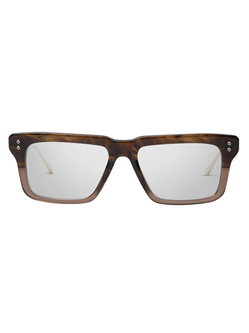 Dita Rectangular Tortoiseshell Optical Frames With Metal Temples
