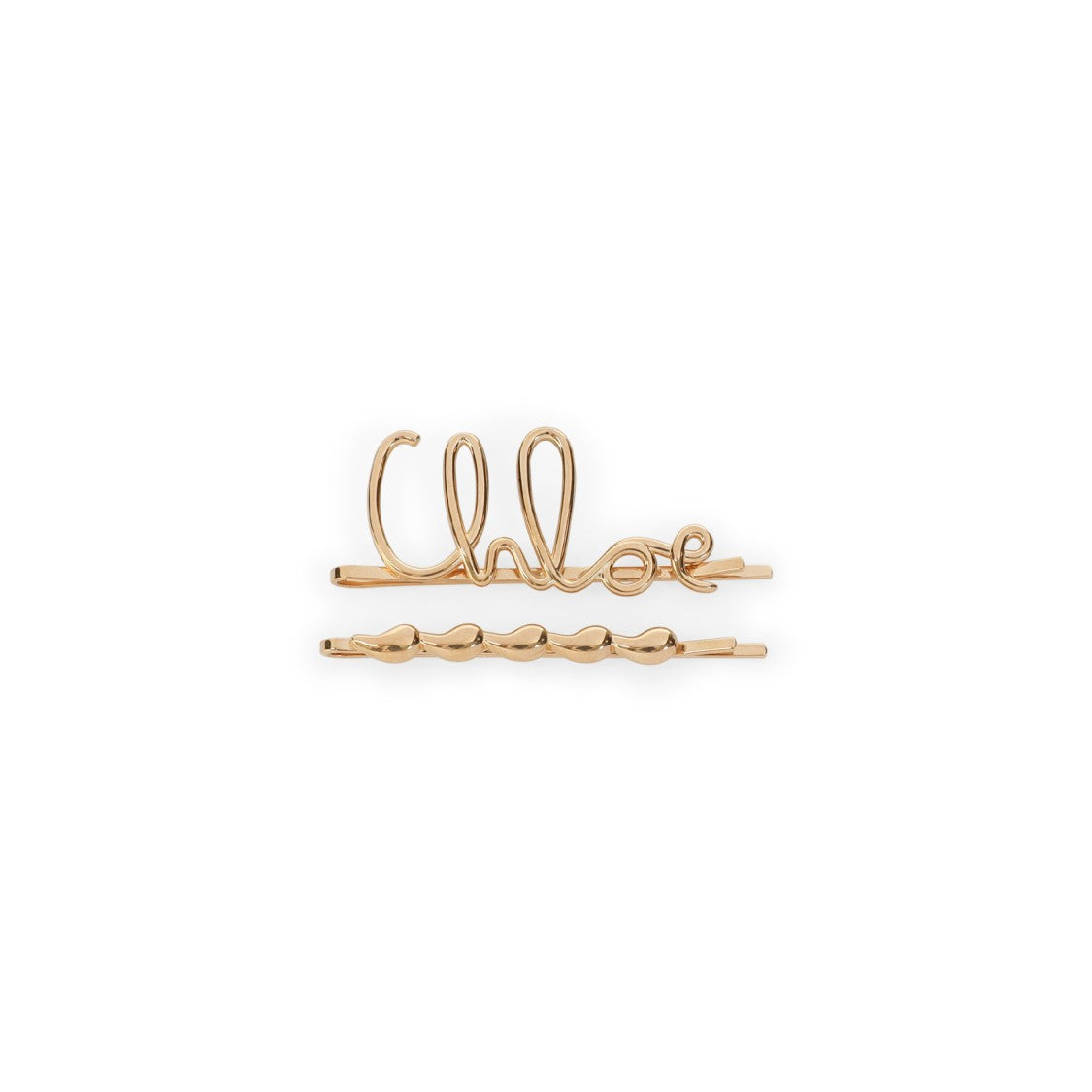 Chloé Vintage Gold Brass Icon Hair Clip