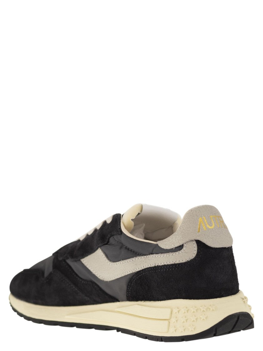 Autry Reelwind - Suede And Technical Textile Trainer