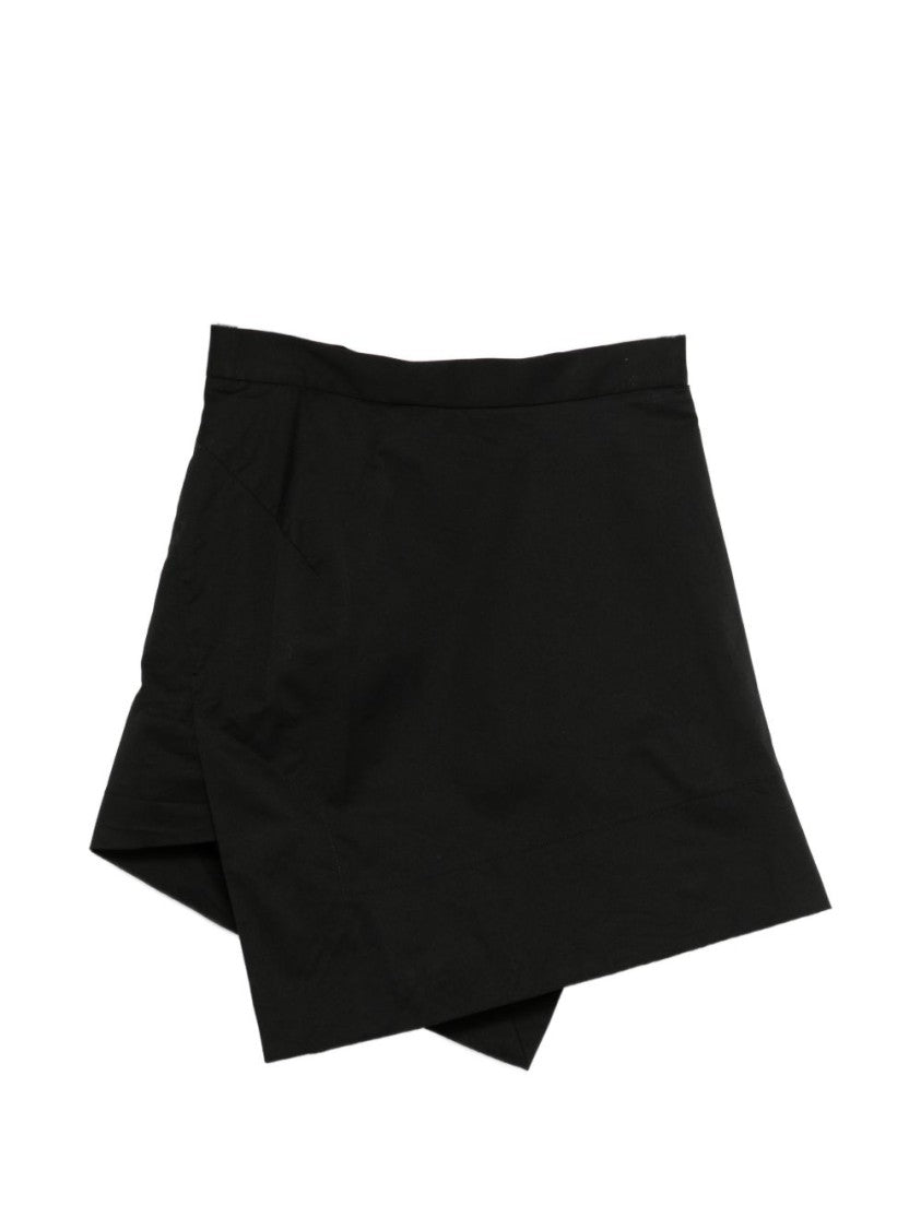 Vivienne Westwood Black Asymmetric Hem High Waist Skirt