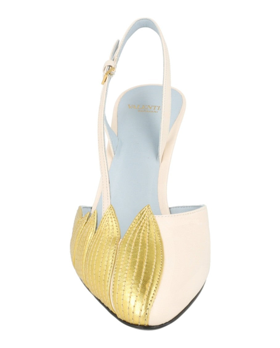 Valentino Foliage Slingback Pumps