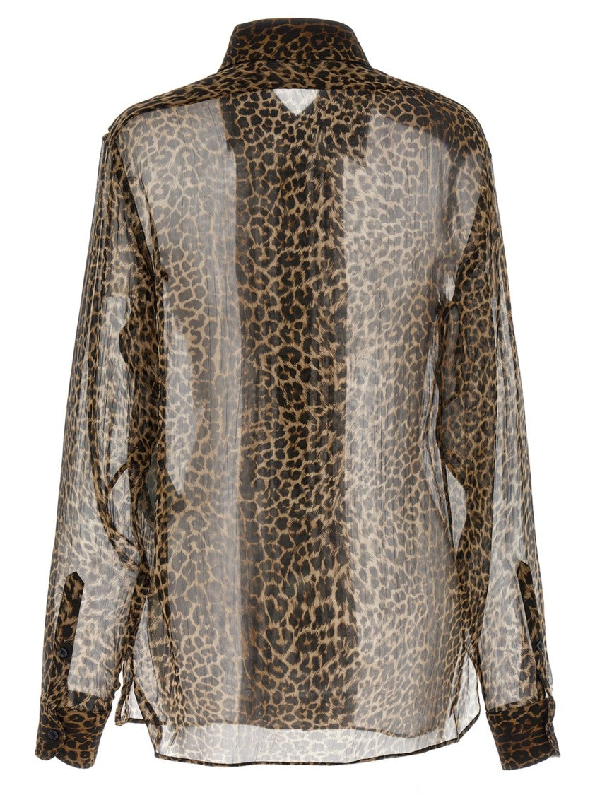 Tom Ford Semi-Transparent Silk Chiffon Shirt