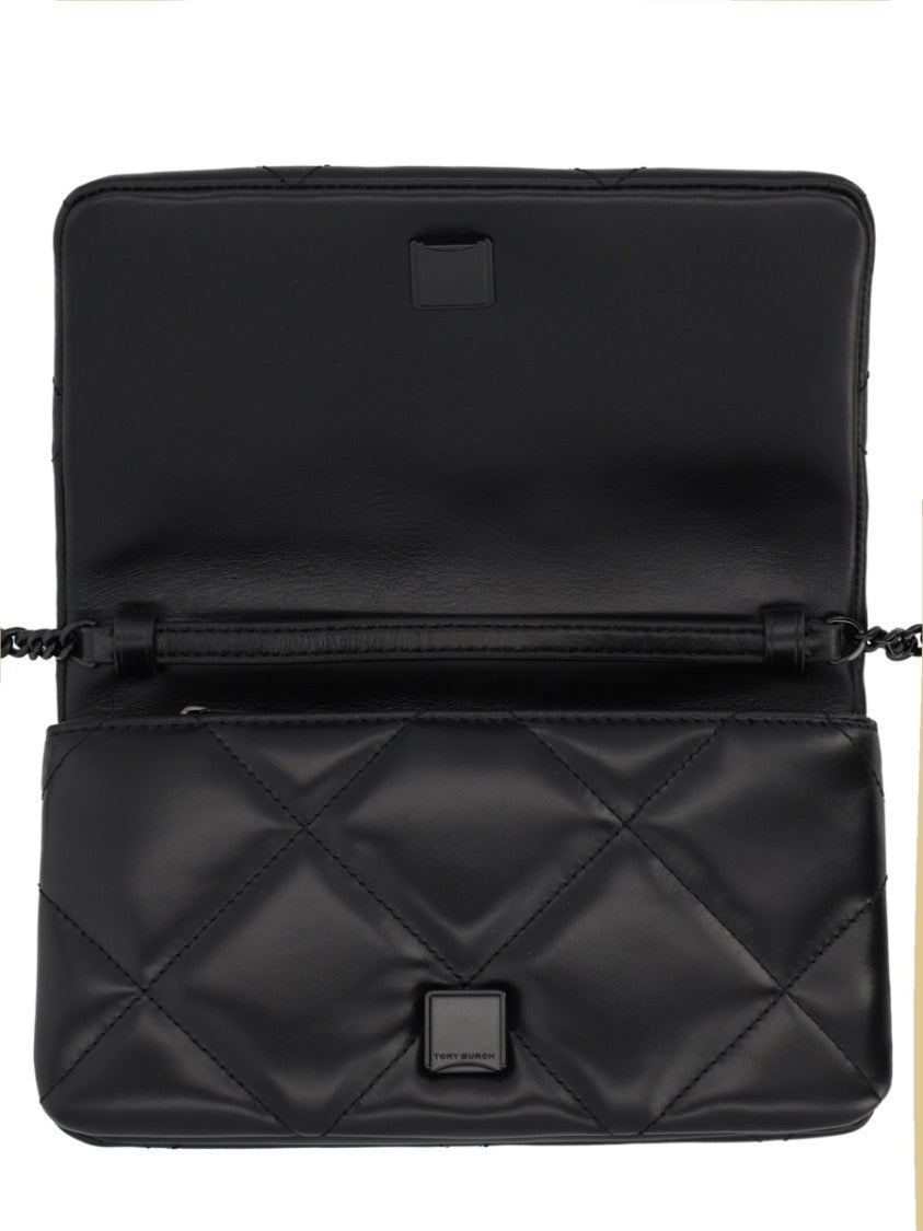 Tory Burch Kira Quilted Diamond Chain Wallet