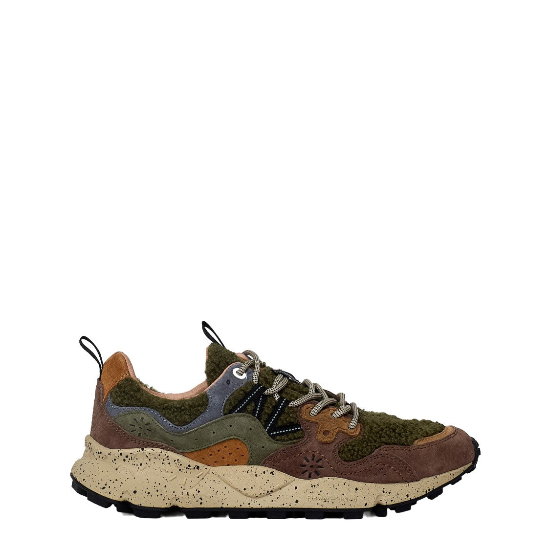 Flower Mountain Yamano 3 Uni Suede Mesh Sneakers