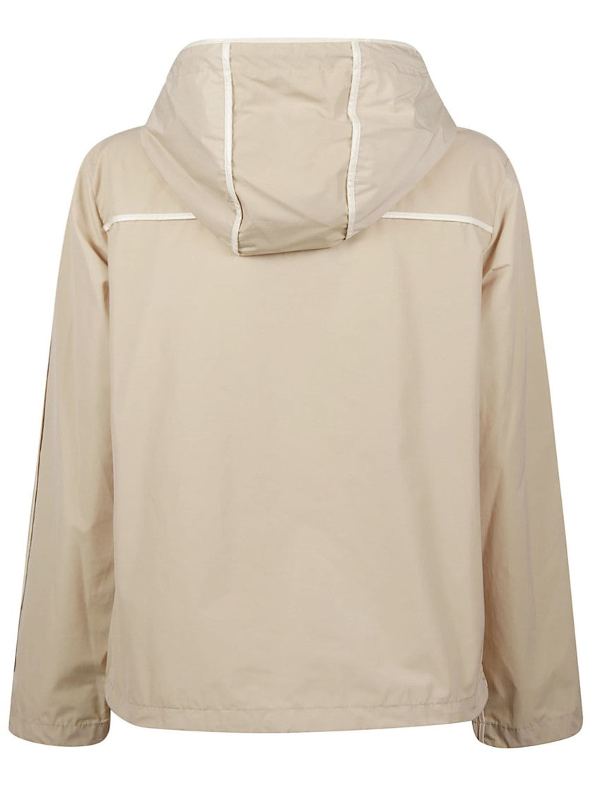 Moncler Sarracenia Hooded Cotton Blend Windbreaker