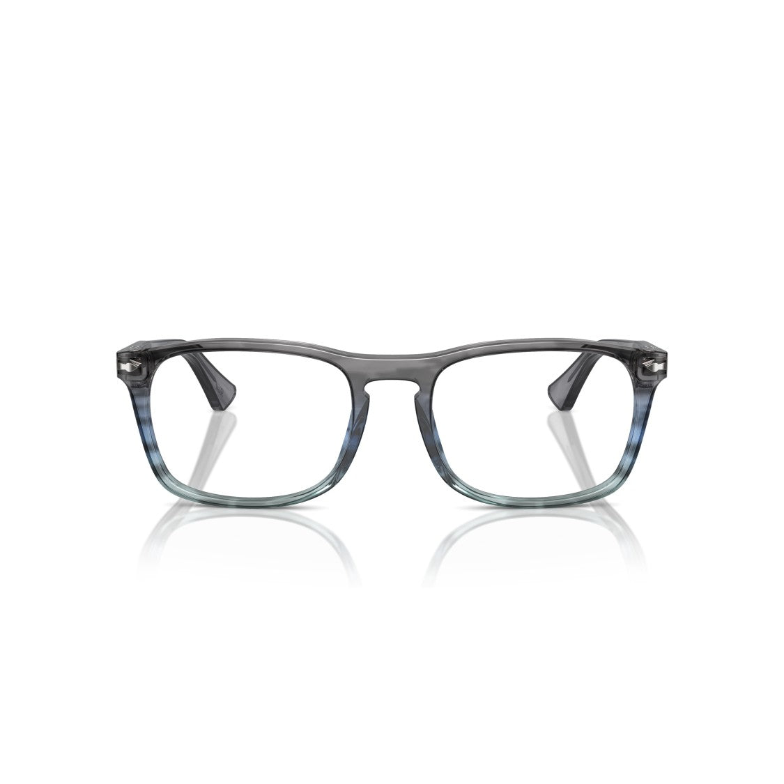 Persol 0Po3344v Rectangular Acetate Eyeglasses With Keyhole Bridge