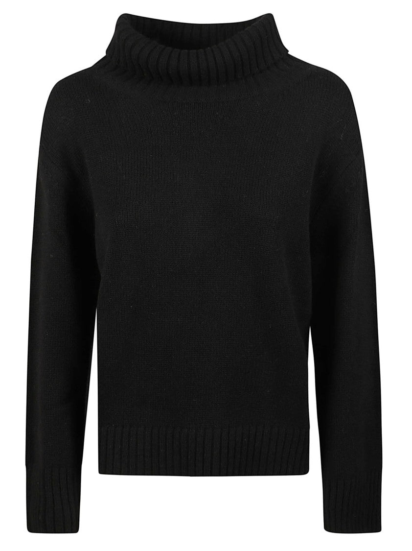 Edoardo Gori Cashmere F 5 Ribbed High-Neck Wool-Cashmere Sweater