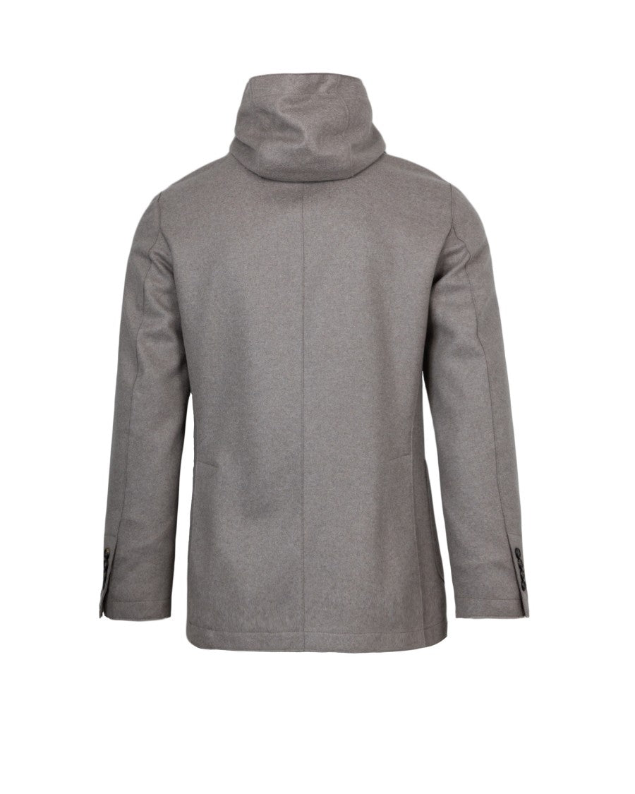Eleventy Single-Breasted Jacket - Grey