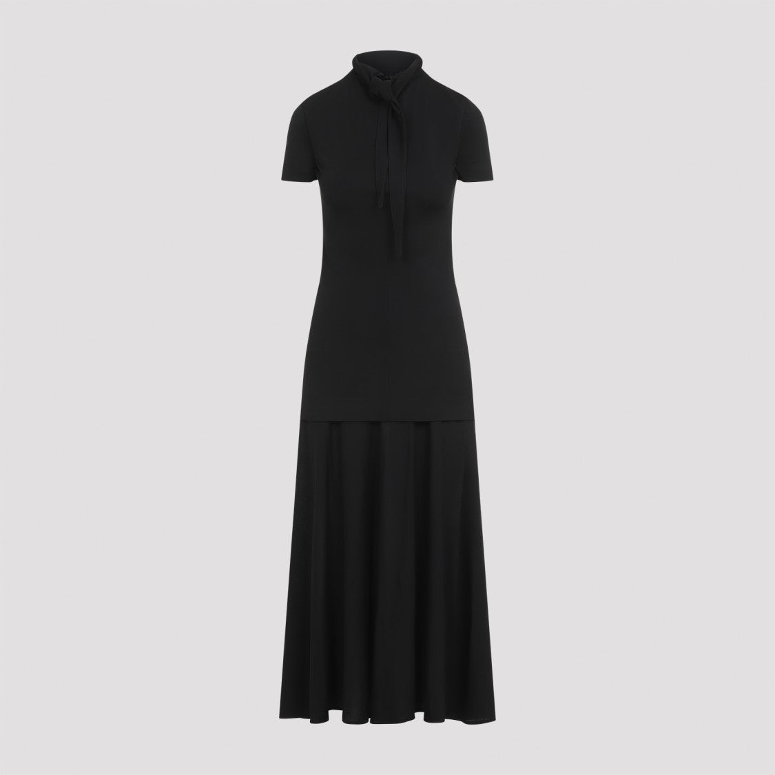 Jil Sander Black Short Sleeve Dress