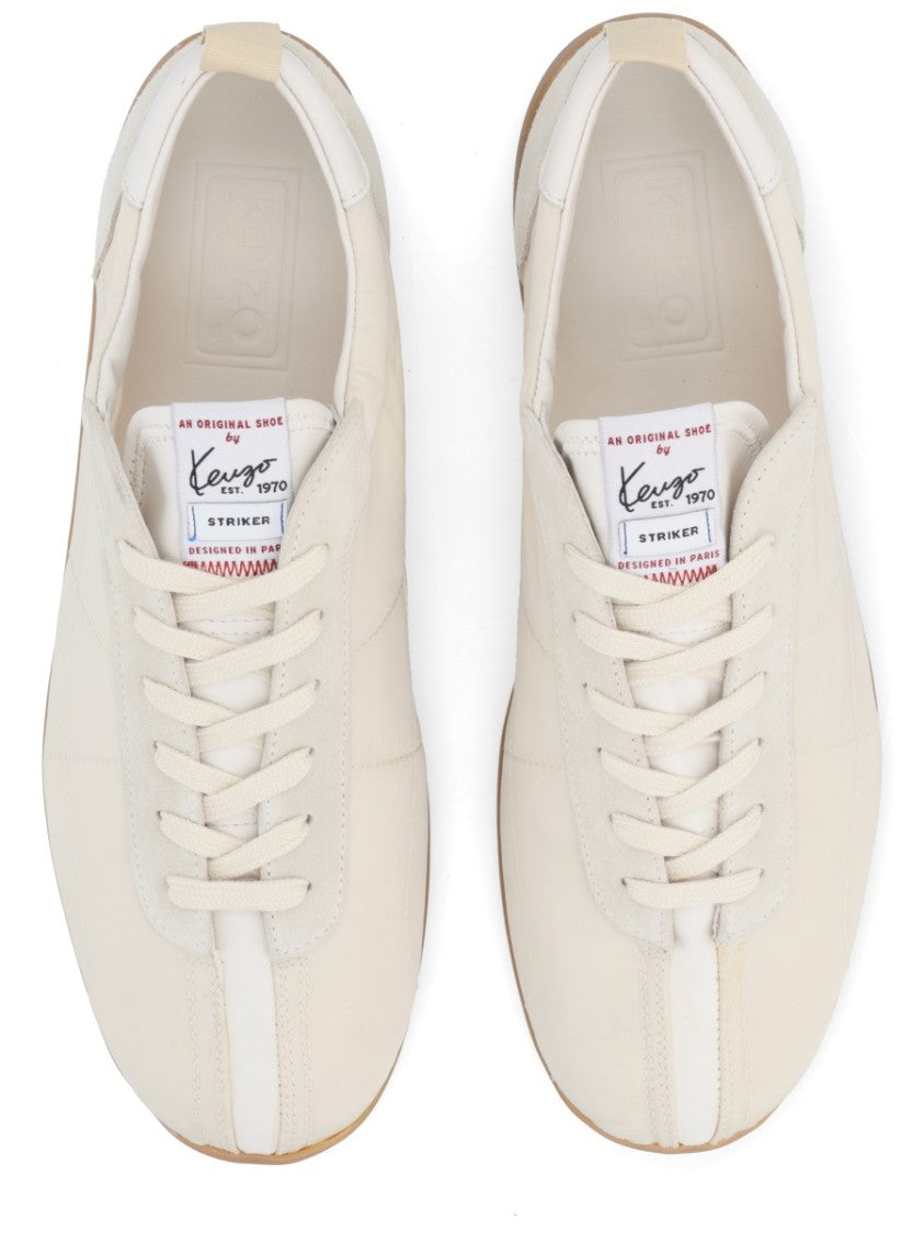 Kenzo Light Beige Kenzo Striker Polyamide Sneakers