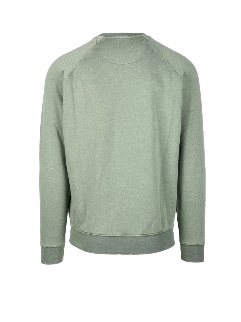 R3d Wöôd Green Relaxed Polyester Sweatshirt