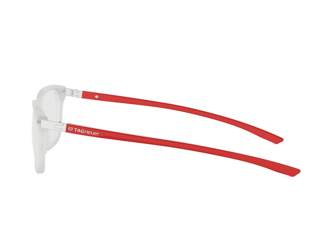 Tag Heuer Translucent Red Th50056i Square Acetate Eyeglasses