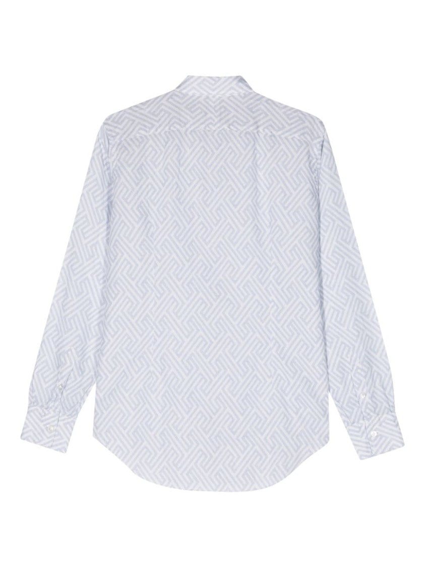 Eleventy Copy Of Paisley-Print Button-Up Shirt