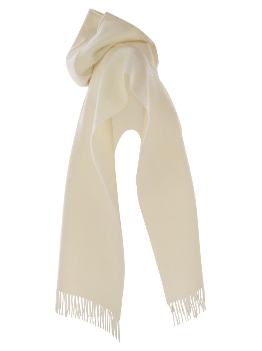 Brunello Cucinelli Double Knit Wool And Cashmere Poncho