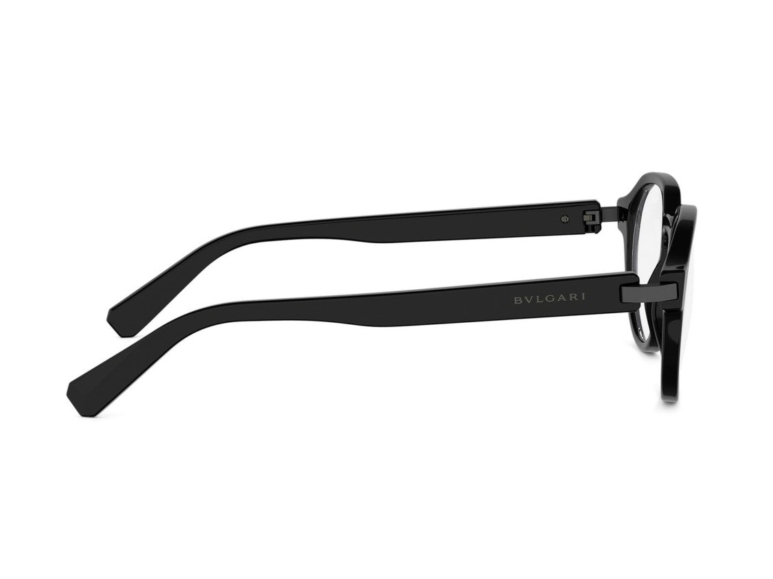 Bulgari Bv50079i Double Bridge Bold Round Eyeglasses