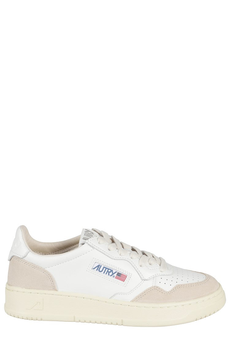 Autry Medalist Low-Top Suede Accented Sneakers