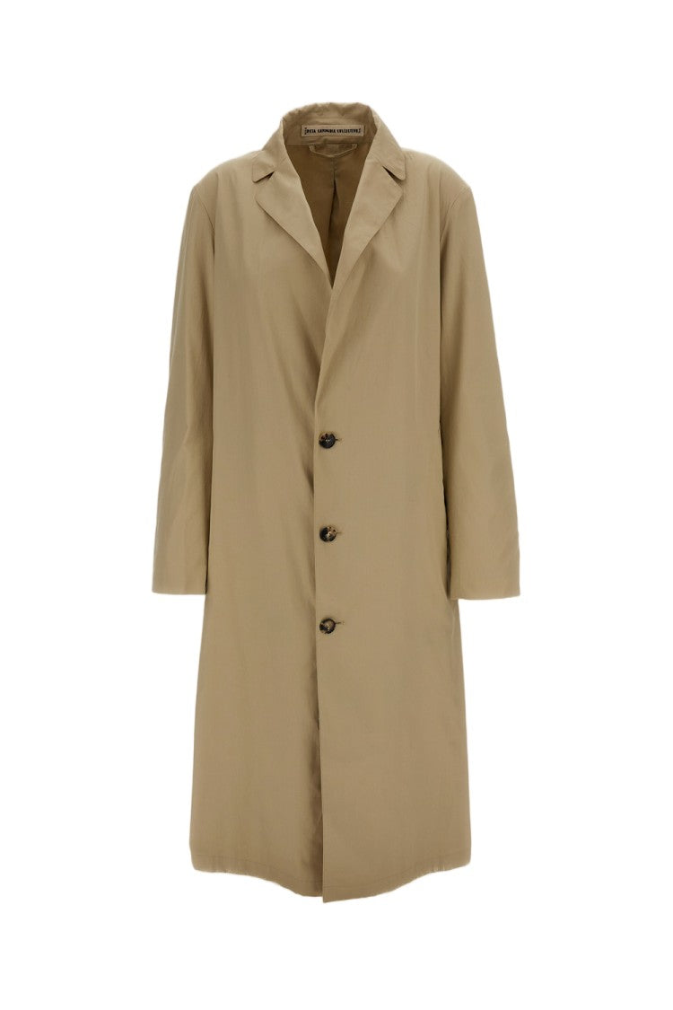 Meta Campania Beige Senga Cotton Trench Coat