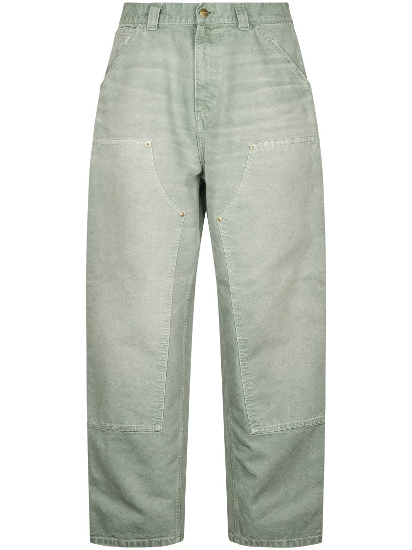 Carhartt Wip Relaxed Fit Utility Trousers With Reinforced Double Knee Patches