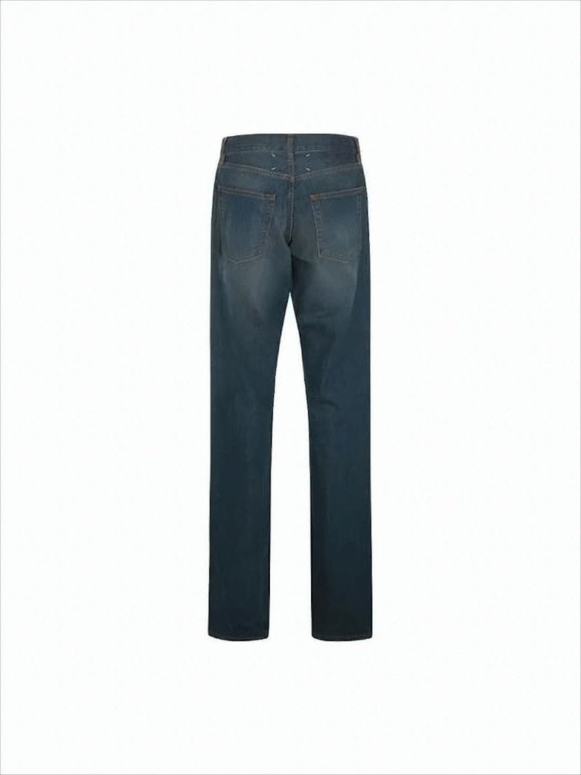 Maison Margiela Straight-Leg Denim Pants With Classic Five-Pocket Design