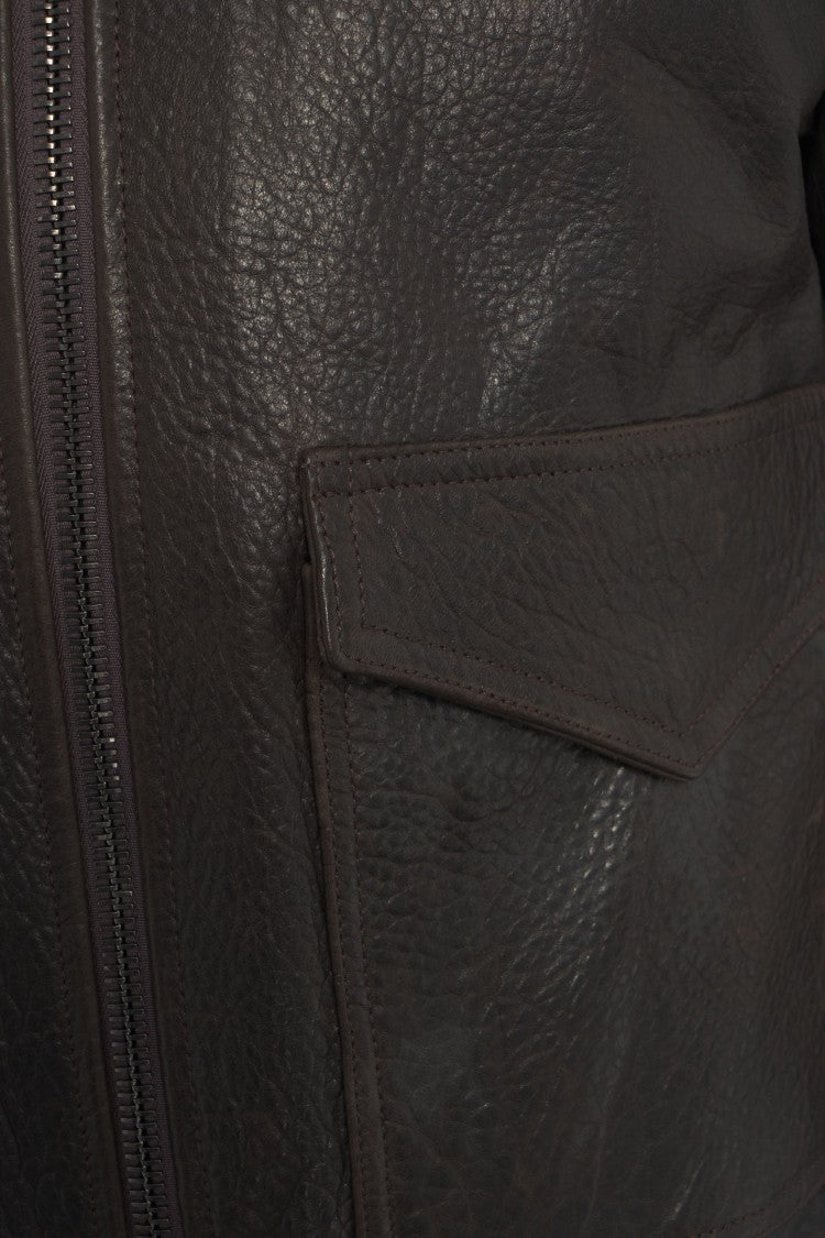 Giorgio Brato Nappa Bomber Jacket