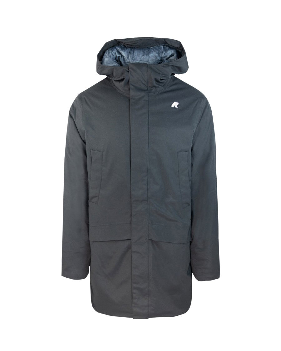 K-Way Jarno Twill Marmot Black Jacket