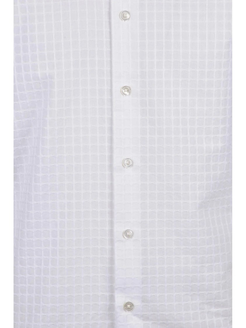 Boss White Cotton Shirt
