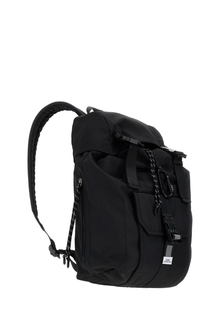 A.P.C. Trek 2.0 Backpack With Flap Closure And Padded Support