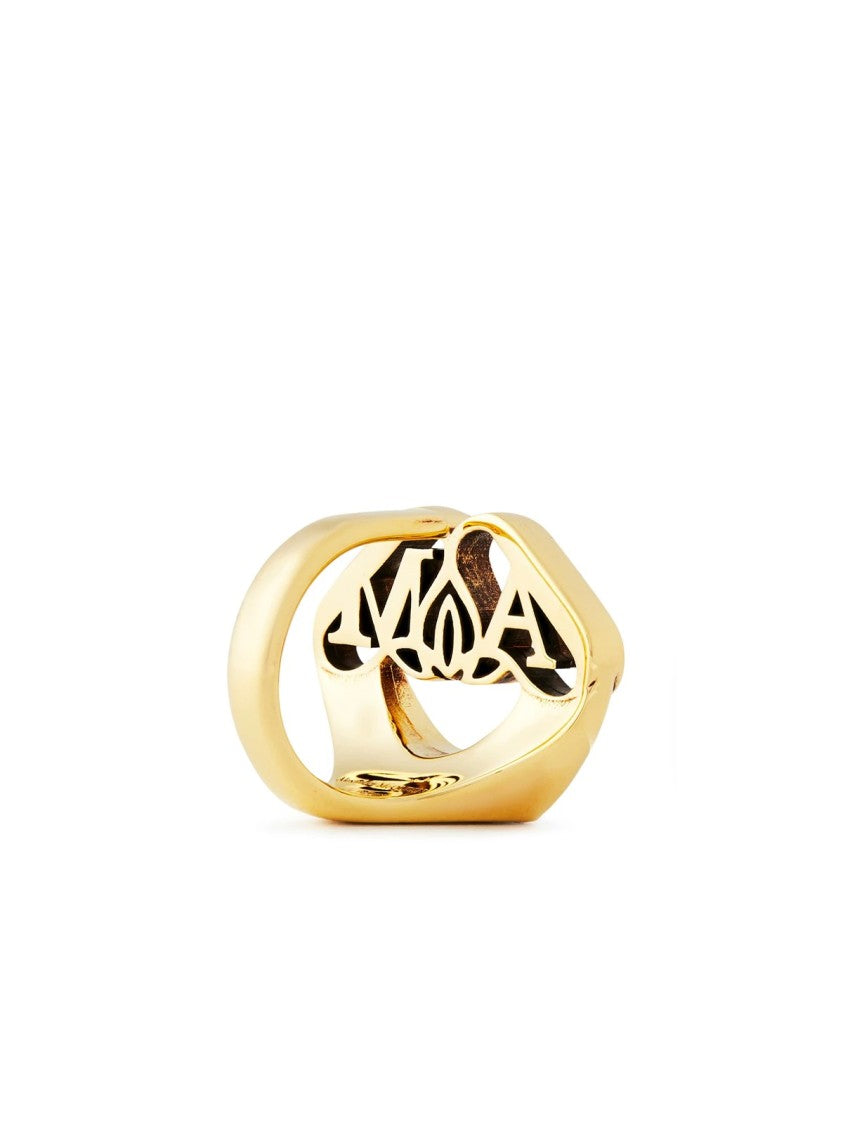 Alexander Mcqueen Seal Logo Ring