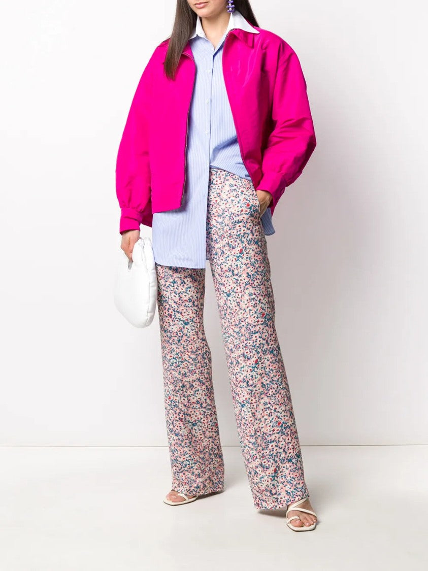 N°21 Pinstriped Long-Line Shirt