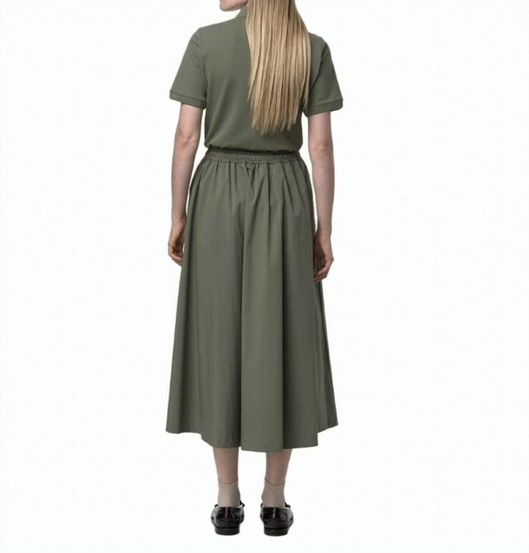 K-Way Mosella Stretch Poplin Long Skirt