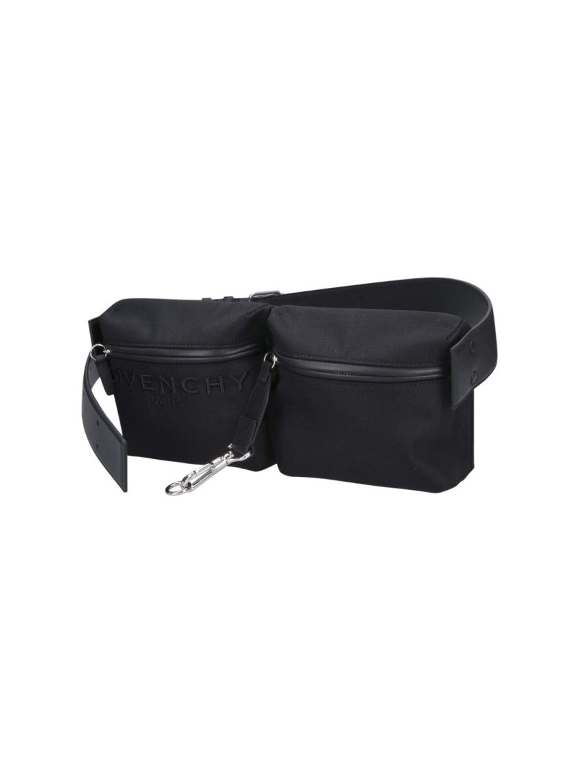 Givenchy Black Cargo Logo Belt Bag