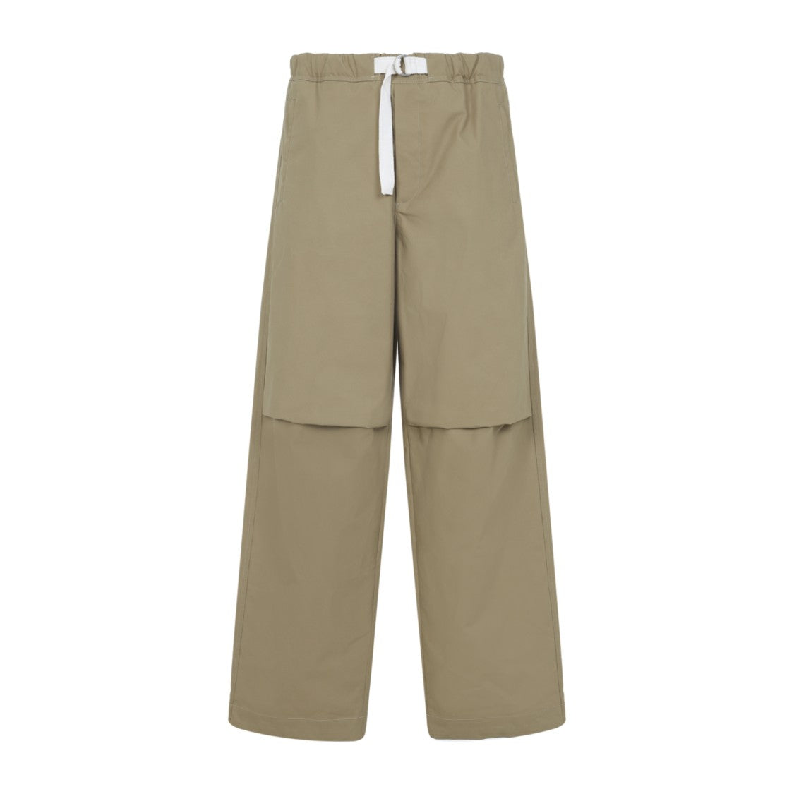 Jil Sander Beige Water-Repellent Cotton Pants