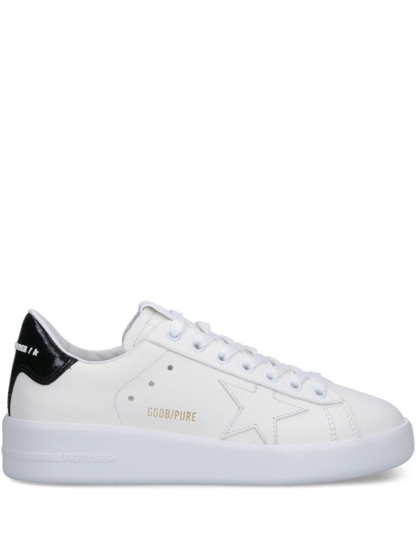 Golden Goose Pure Star White Smooth Leather Sneakers