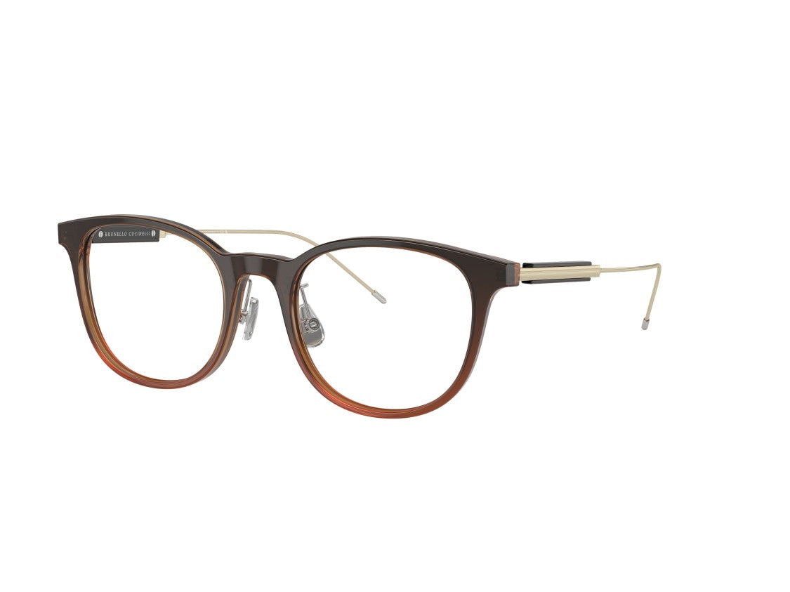 Brunello Cucinelli Gold 0Bc3006 Gradient Round Eyeglasses