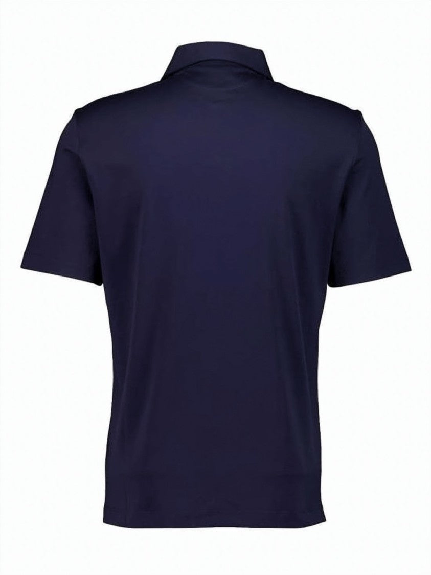 Brunello Cucinelli Smooth Cotton Jersey Polo Shirt With Classic Collar
