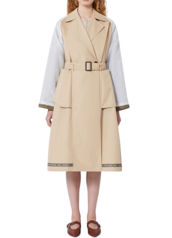 Weekend Canasta Cotton Gabardine Trench Coat