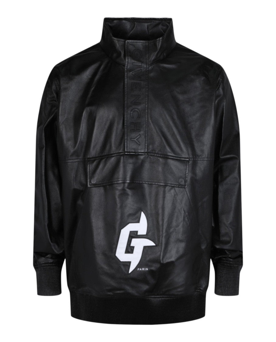 Givenchy Graphic Leather Hoodie