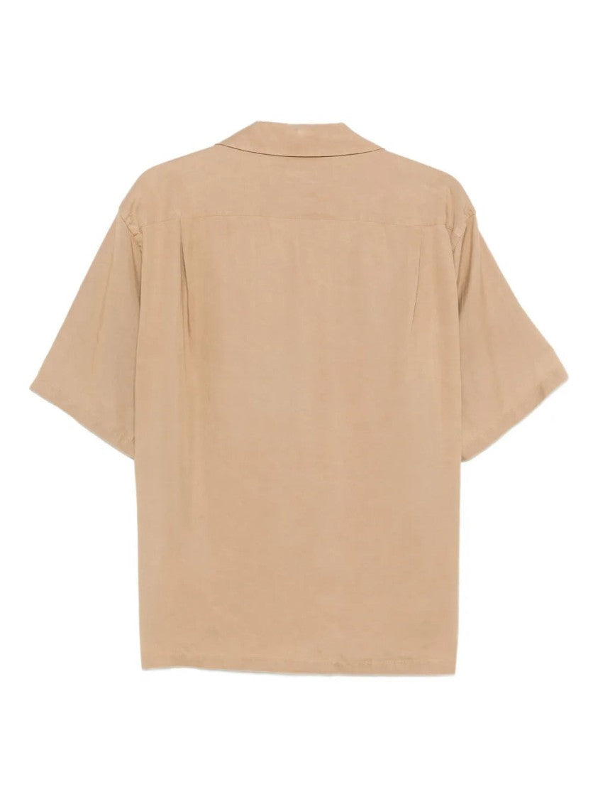 Paul & Shark Brown Relaxed-Fit Synthetic Long-Sleeve Shirt