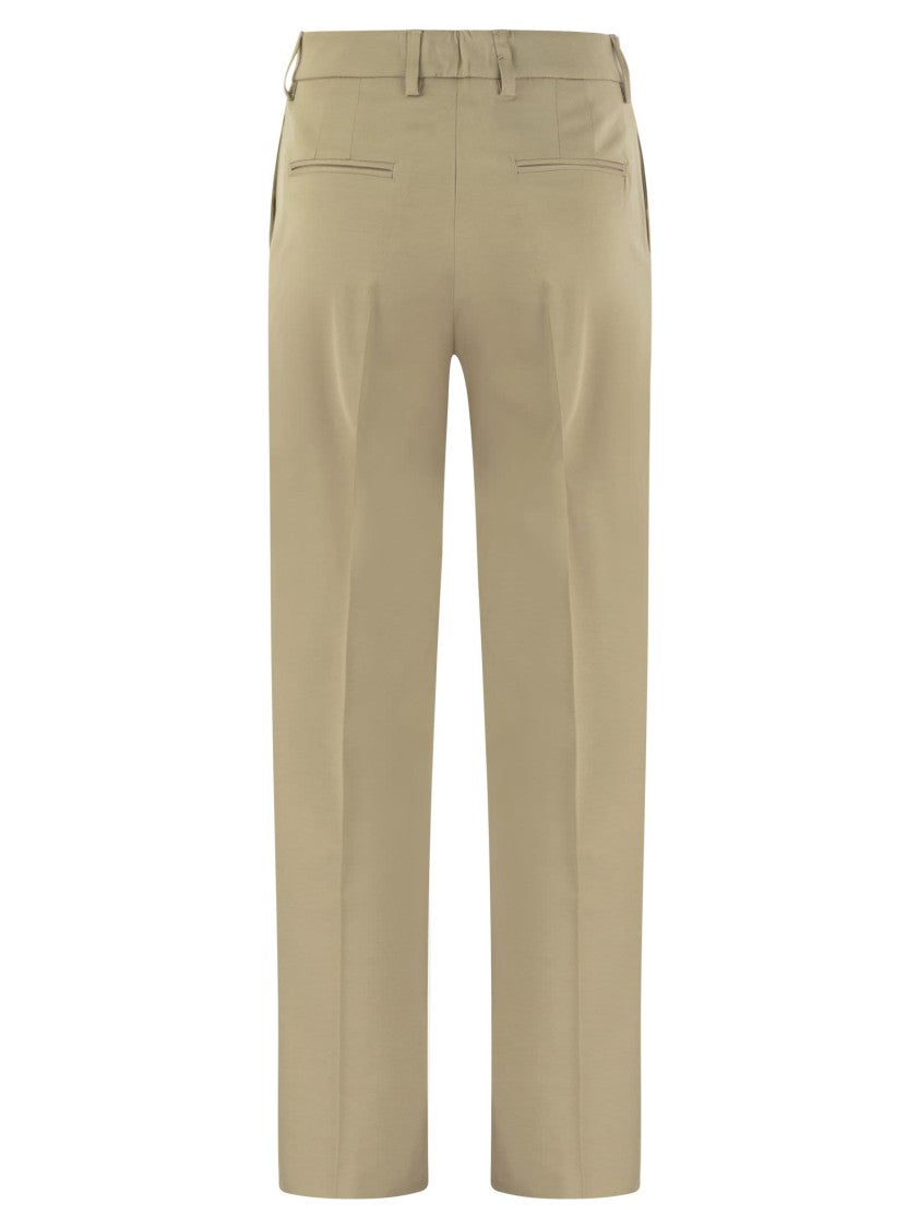 Pt Torino Ambra - Stretch Viscose Trousers