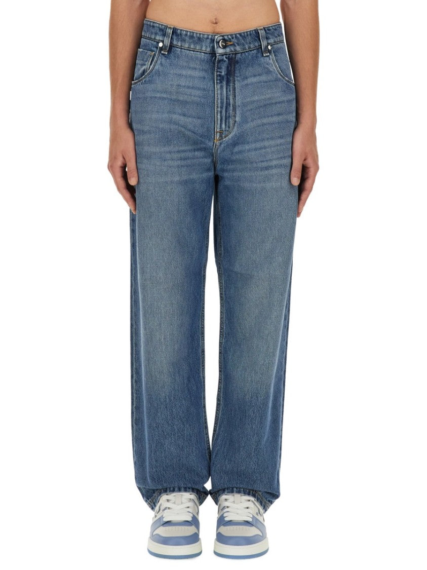Fendi Light Blue Regular Fit Jeans