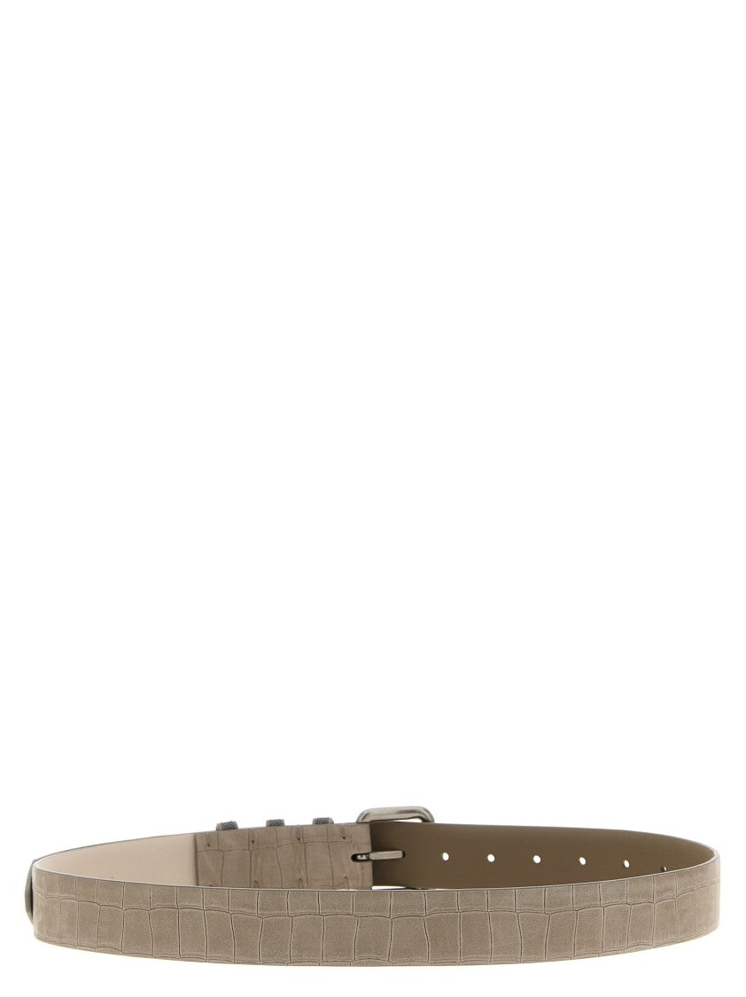 Brunello Cucinelli Shiny Loops' Belt