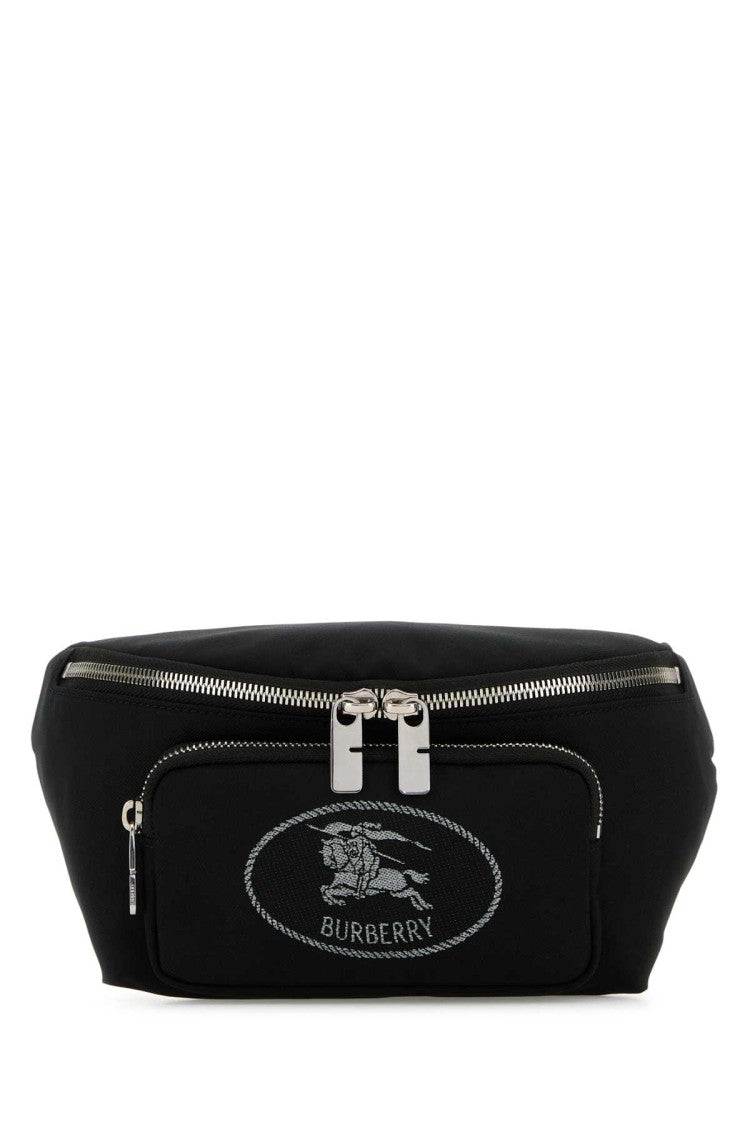Burberry Black Canvas Belt Bag