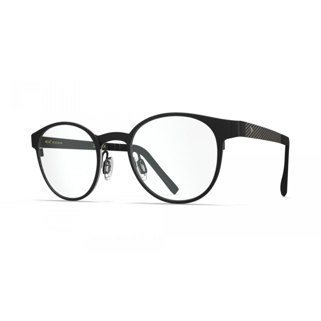 Blackfin Bf728 Key West Round Frame Sunglasses With Matte Black Finish