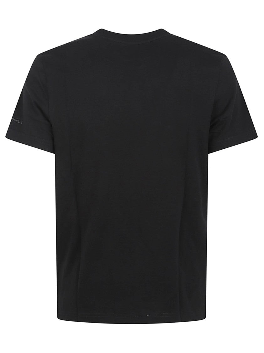 Moose Knuckles Pima Cotton Crew Neck T-Shirt With Logo Detail