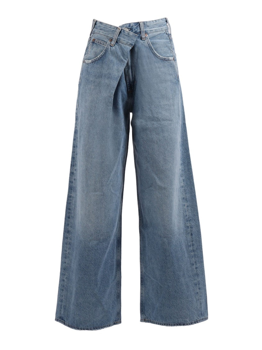 Agolde Vana Fold Wide Leg Jeans