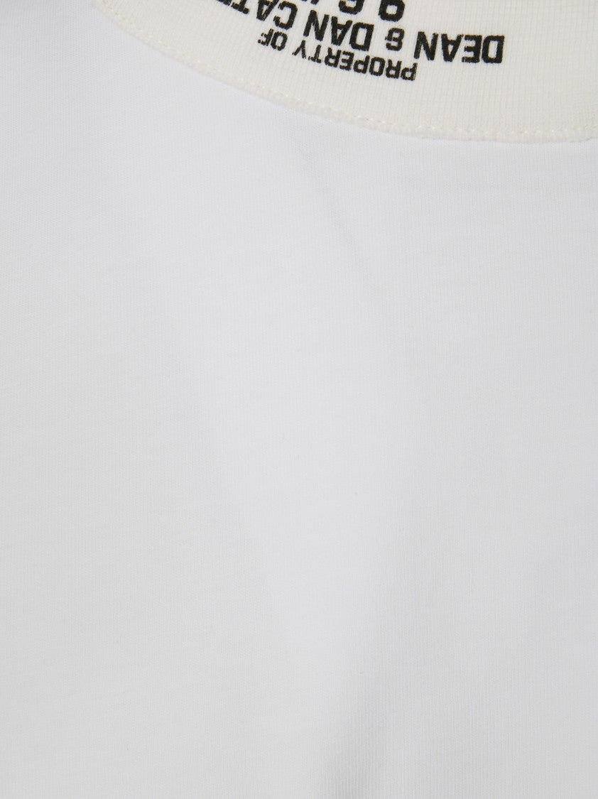 Dsquared2 White Regular Fit T-Shirt With Logo Detailing