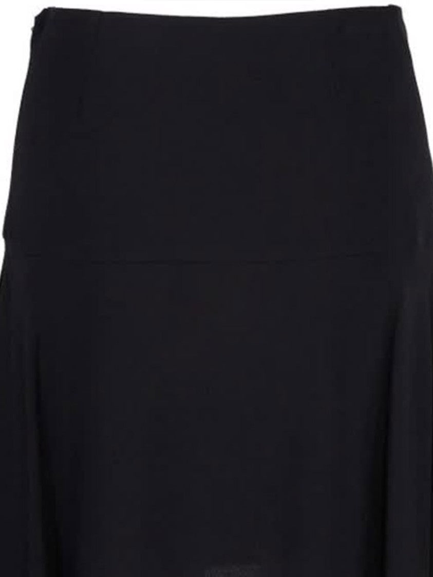 Stella Mccartney Black Skirt Envers Viscose Mini Skirt