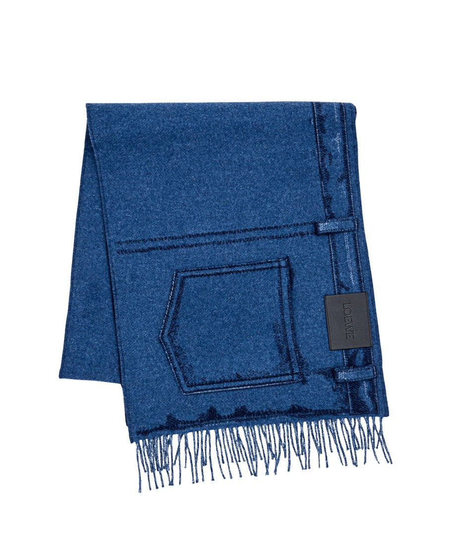 Loewe Double-Faced Wool And Cashmere Scarf