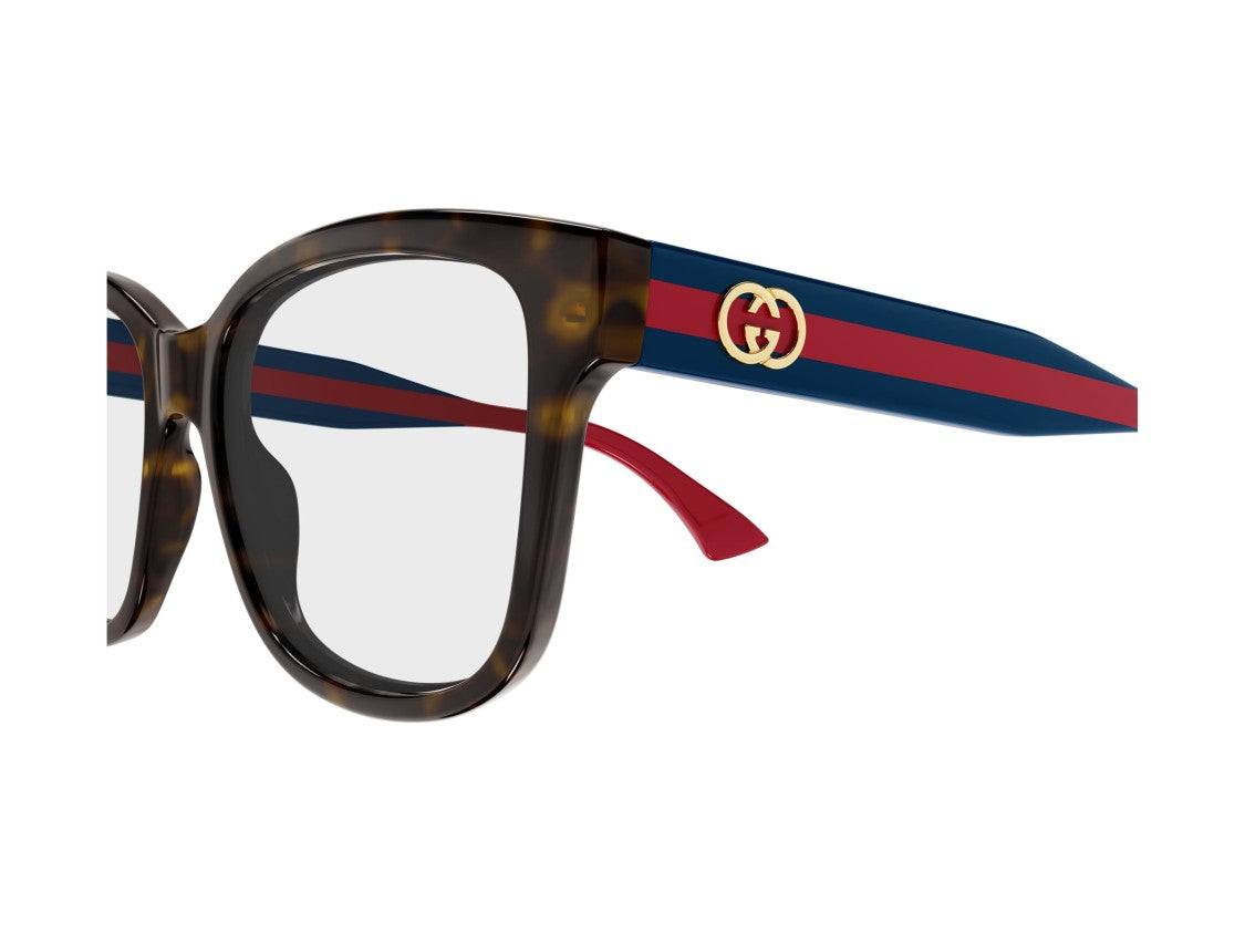 Gucci Gg0038onn Tortoiseshell Oversized Square Sunglasses